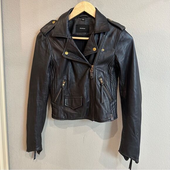 RUDSAK Jackets & Blazers - Rudsak | XS | black cropped leather jacket